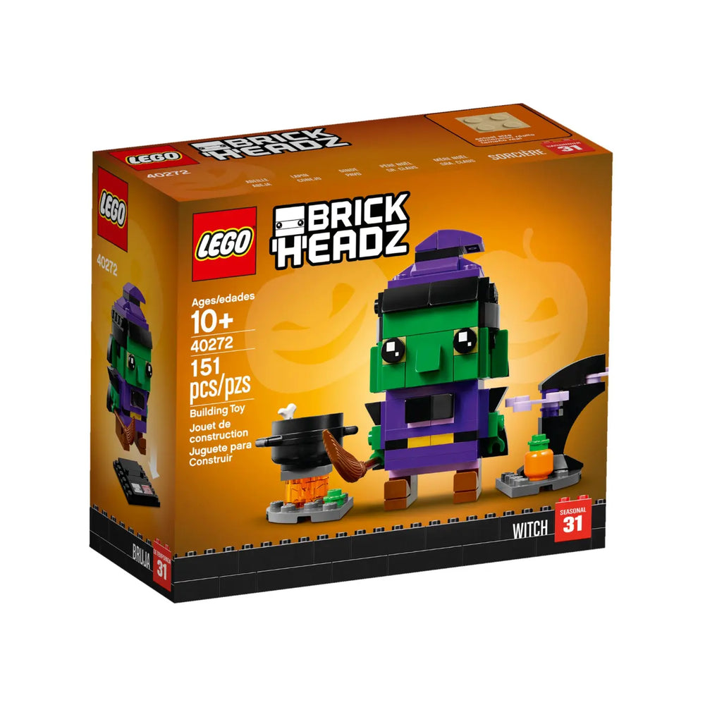 LEGO® BrickHeadz™ 40272 Halloween-Hexe Verpackung Vorderseite