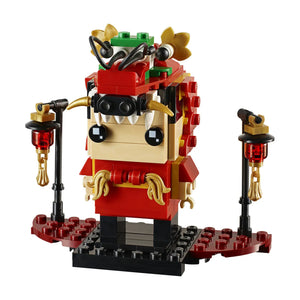 LEGO® BrickHeadz™ 40354 Drachentanz-Mann aufgebaut