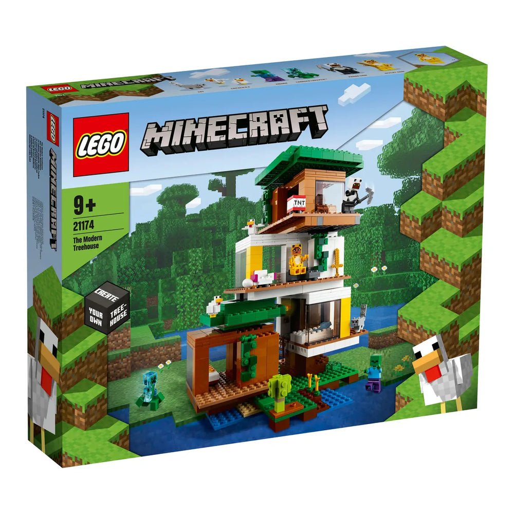 LEGO® Minecraft™ 21174 Das moderne Baumhaus Verpackung Vorderseite