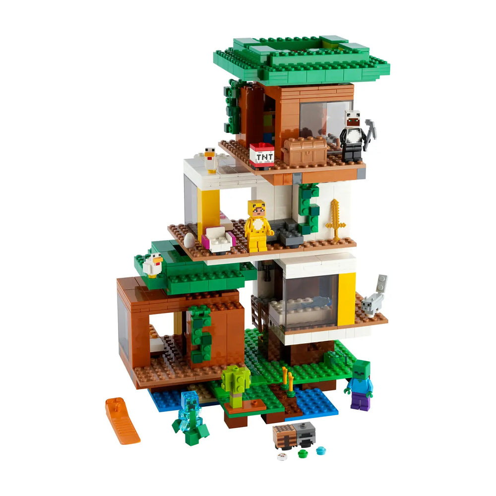 LEGO® Minecraft™ 21174 Das moderne Baumhaus Verpackung Vorderseite