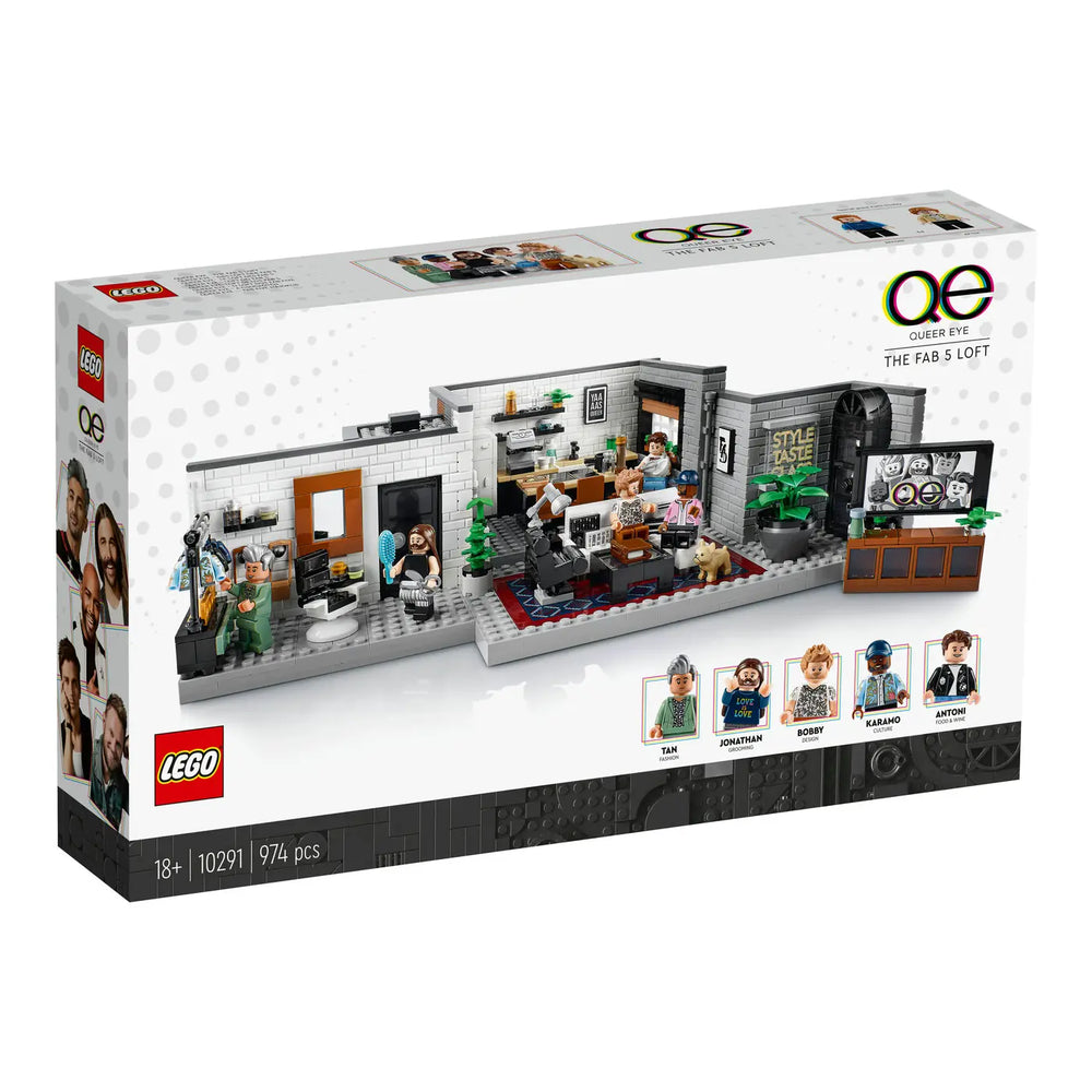 LEGO® Queer Eye 10291 Das Loft der Fab 5 Verpackung Vorderseite