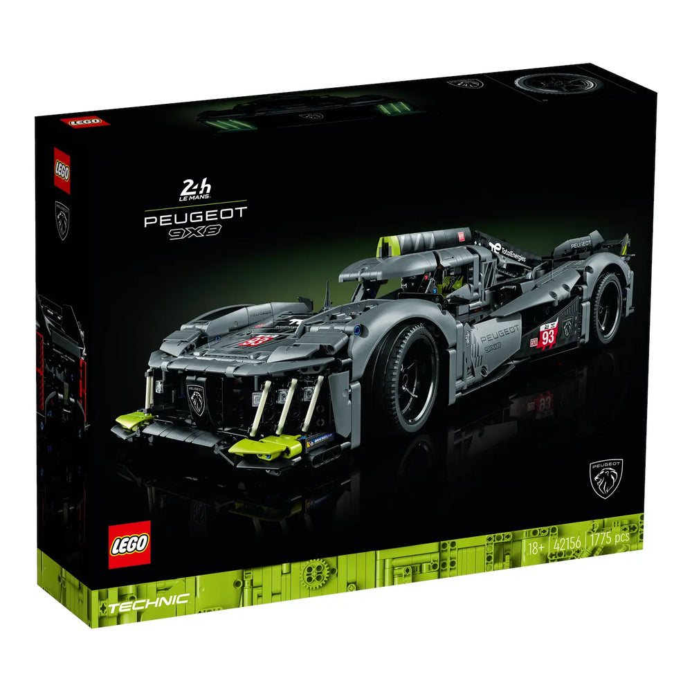 LEGO® Technic 42156 PEUGEOT 9X8 24H Le Mans Hybrid Hypercar Verpackung Vorderseite