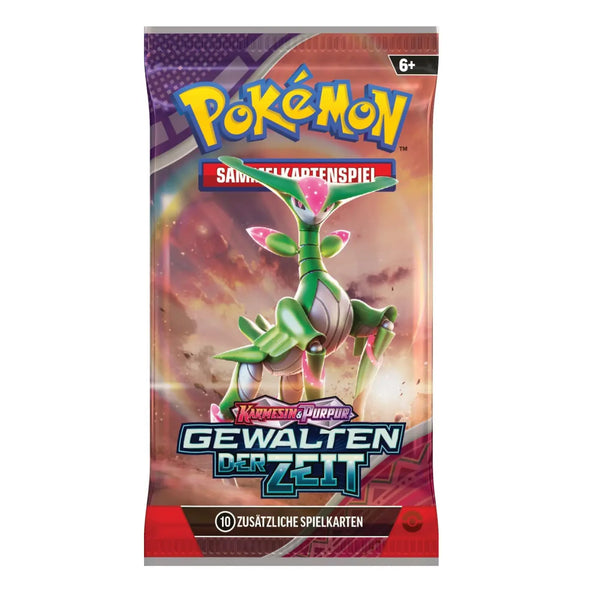 Pokemon Gewalten der Zeit 18er Display Booster Artwork 2
