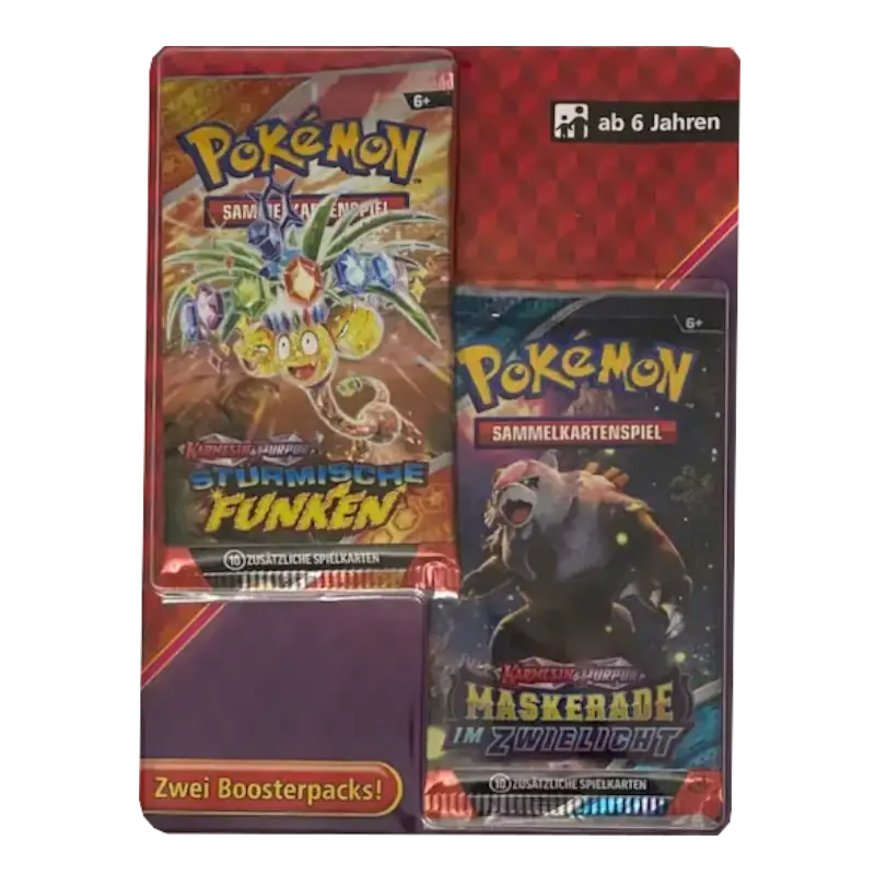 Pokemon 2er Blister Stürmische Funken & Maskerade im Zwielicht (DE) - Collector Expert