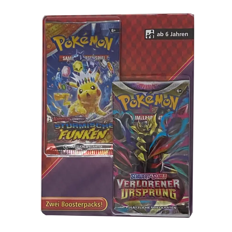 Pokemon 2er Blister Stürmische Funken & Verlorener Ursprung (DE) - Collector Expert
