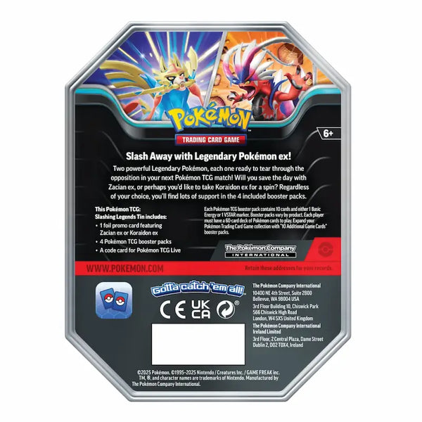 Pokemon Slashing Legends Koraidon ex Tin (EN) - Collector Expert
