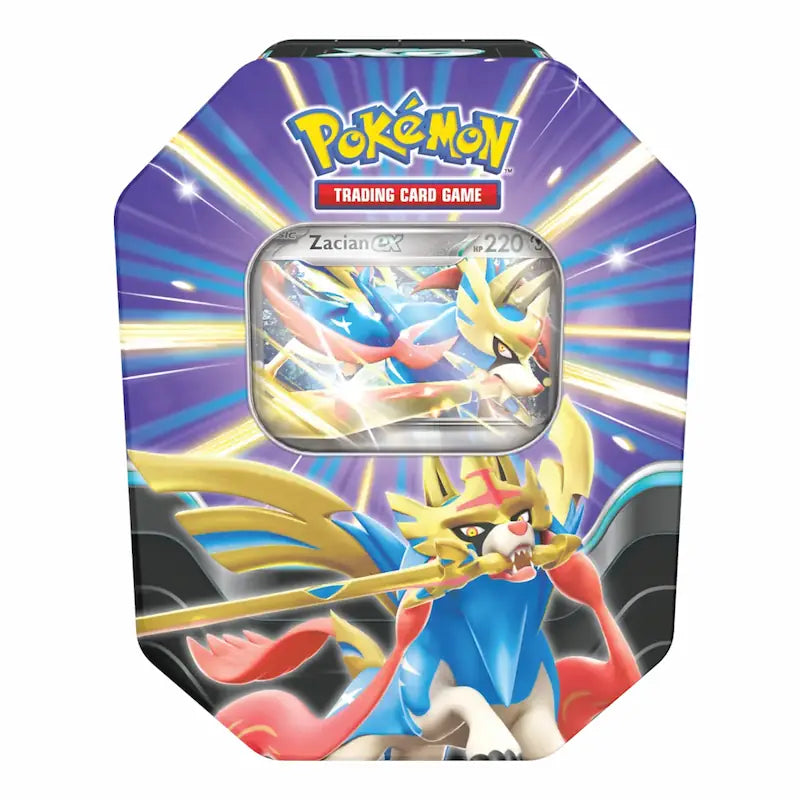 Pokemon Slashing Legends Zacian ex Tin (EN) - Collector Expert