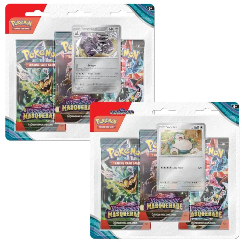 Pokemon Twilight Masquerade 3er Blister (EN) - Collector Expert