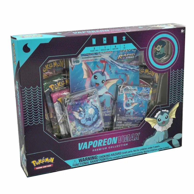 Pokemon Vaporeon VMAX Premium Collection (EN) - Collector Expert