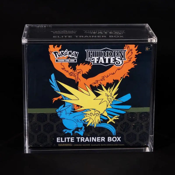 Pokemon Elite Trainer Box Acryl Case mit Inhalt