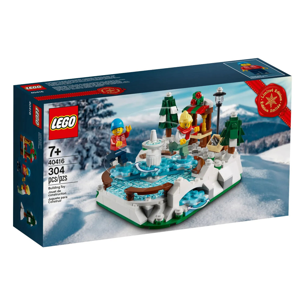 LEGO® 40416 Eislaufbahn Verpackung Vorderseite