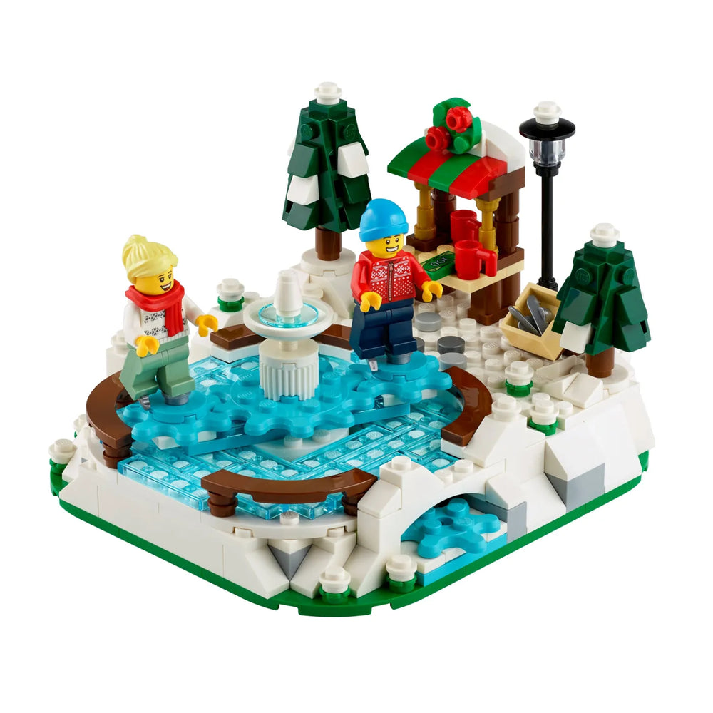 LEGO® 40416 Eislaufbahn Verpackung Vorderseite