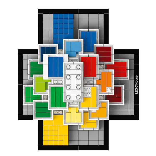 LEGO® Architecture 21037 LEGO® House aufgebaut von oben