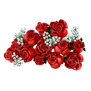LEGO® Botanicals 10328 Rosenstrauß aufgebaut