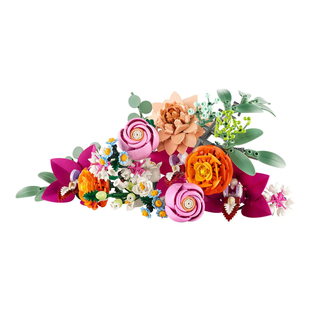 LEGO® Botanicals 10342 Schöner Rosafarbener Blumenstrauß Verpackung Vorderseite