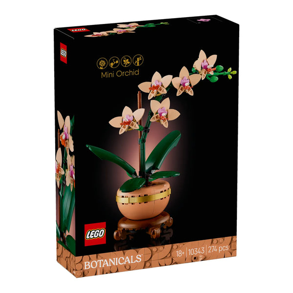LEGO® Botanicals 10343 Mini-Orchidee Verpackung Vorderseite