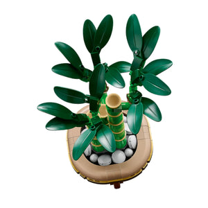 LEGO® Botanicals 10344 Glücks-Bambus aufgebaut von oben