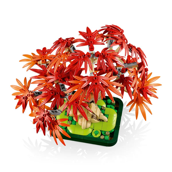LEGO® Botanicals 10348 Japanischer Roter Ahorn – Bonsai-Baum aufgebaut von von oben