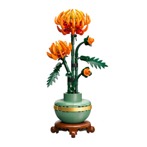 LEGO® Botanicals 10368 Chrysantheme aufgebaut