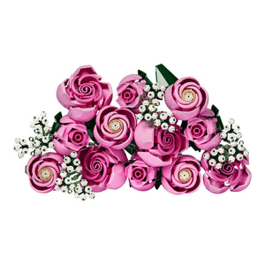 LEGO® Botanicals 10374 Rosa Rosenstrauß aufgebaut