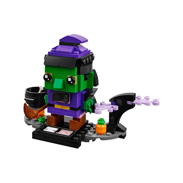 LEGO® BrickHeadz™ 40272 Halloween-Hexe aufgebaut