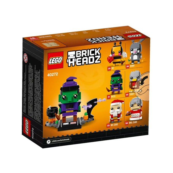 LEGO® BrickHeadz™ 40272 Halloween-Hexe Verpackung Vorderseite