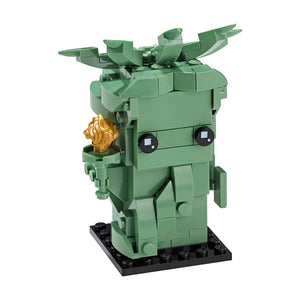 LEGO® BrickHeadz 40367 Freiheitsstatue aufgebaut