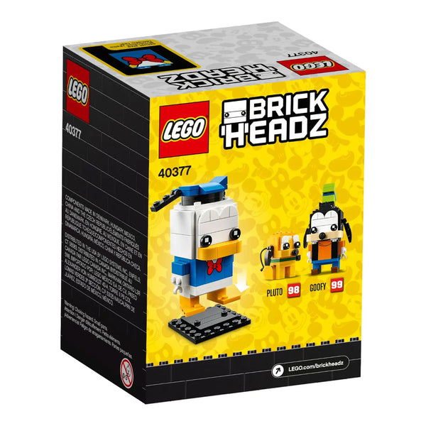 LEGO® BrickHeadz 40377 Donald Duck Verpackung Rückseite