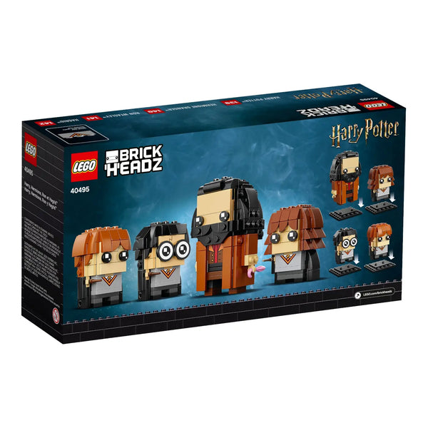 LEGO® BrickHeadz 40495 Harry, Hermine, Ron & Hagrid™ Verpackung Rückseite