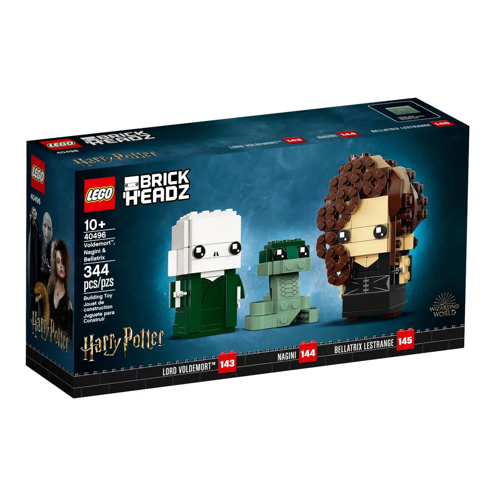 LEGO® BrickHeadz 40496 Voldemort™, Nagini & Bellatrix Verpackung Vorderseite