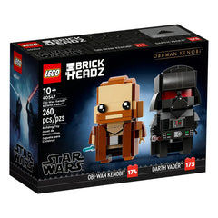 LEGO® BrickHeadz 40547 Obi-Wan Kenobi™ & Darth Vader™ Verpackung Rückseite