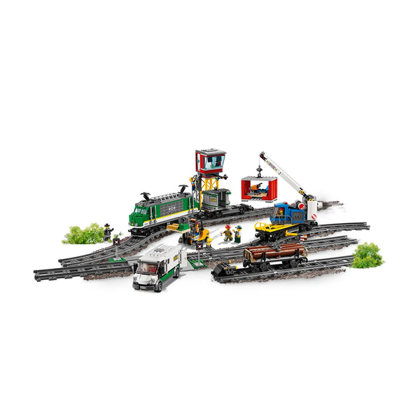 LEGO® City 60198 Güterzug in Szene