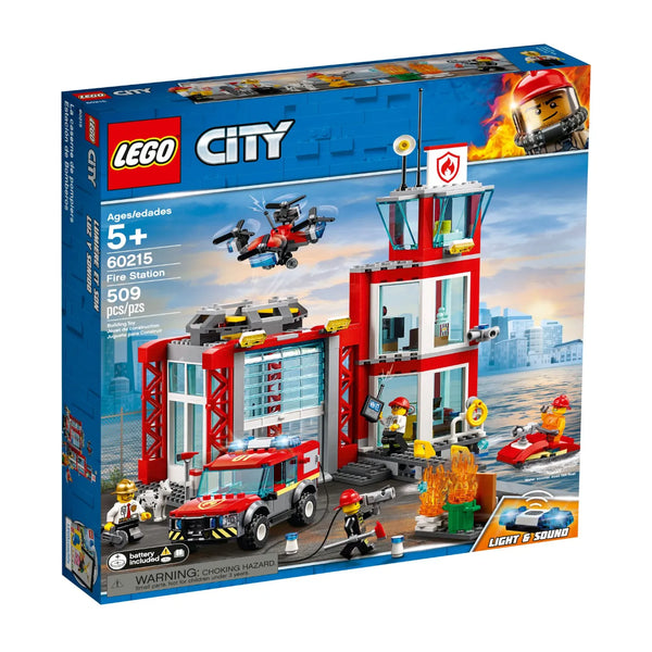LEGO® City 60215 Feuerwehrstation Verpackung Vorderseite