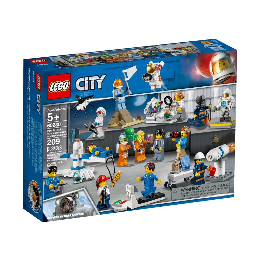 LEGO® City 60230 Stadtbewohner – Weltraumforschung & -entwicklung Verpackung Rückseite