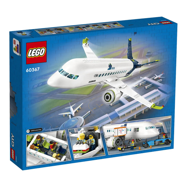LEGO® City 60367 Passagierflugzeug Verpackung Rückseite