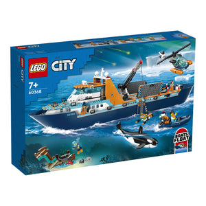 LEGO® City 60368 Arktis-Forschungsschiff Verpackung Vorderseite