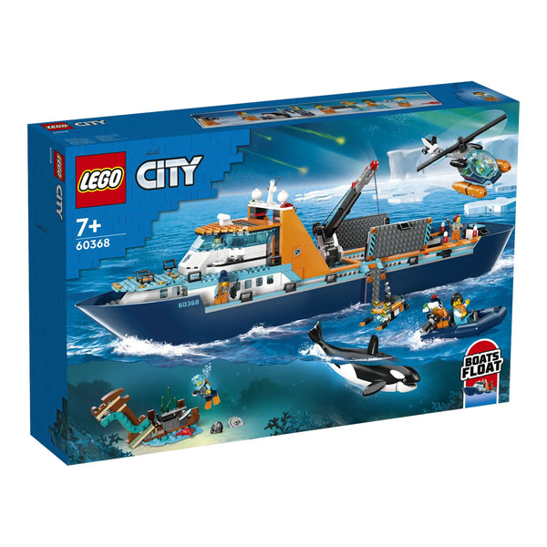 LEGO® City 60368 Arktis-Forschungsschiff Verpackung Vorderseite