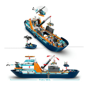 LEGO® City 60368 Arktis-Forschungsschiff Funktionen