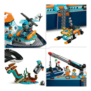 LEGO® City 60368 Arktis-Forschungsschiff Details