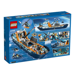 LEGO® City 60368 Arktis-Forschungsschiff Verpackung Rückseite