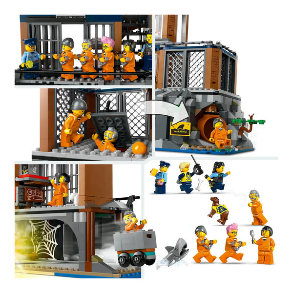 LEGO® City 60419 Polizeistation auf der Gefängnisinsel Minifiguren