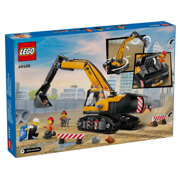 LEGO® City 60420 Raupenbagger Verpackung Rückseite