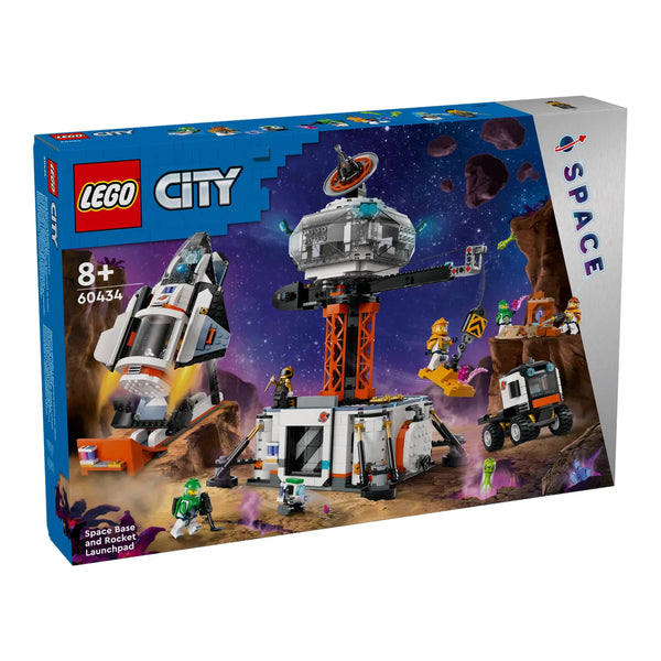 LEGO® City 60434 Raumbasis mit Startrampe Verpackung Vorderseite