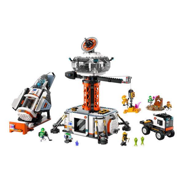 LEGO® City 60434 Raumbasis mit Startrampe aufgebaut
