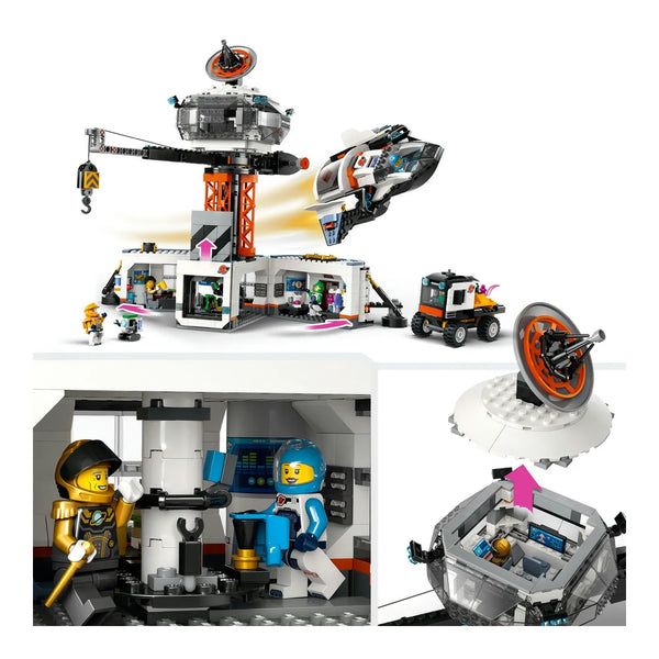 LEGO® City 60434 Raumbasis mit Startrampe Funktionen