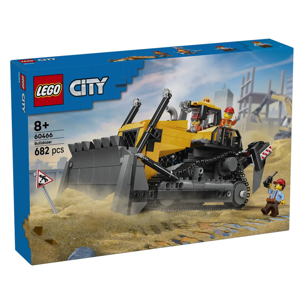 LEGO® City 60466 Gelber Bulldozer OVP Vorderseite