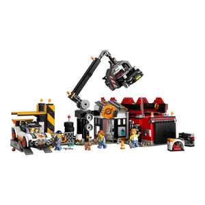 LEGO® City 60472 Schrottplatz mit Autos aufgebaut