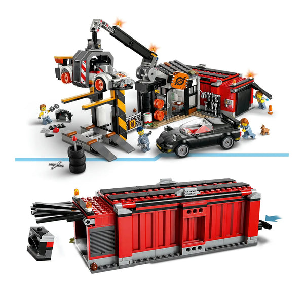 LEGO® City 60472 Schrottplatz mit Autos Funktionen