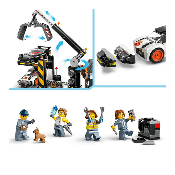 LEGO® City 60472 Schrottplatz mit Autos Funktionen und Minifiguren