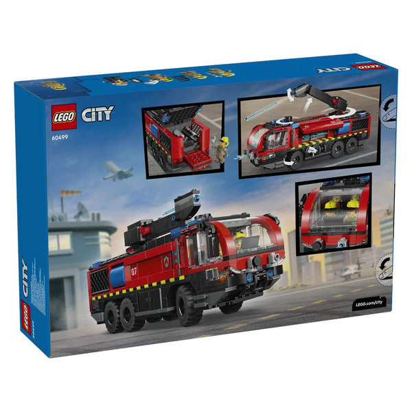 LEGO® City 60499 Flughafenlöschfahrzeug Set Rückseite